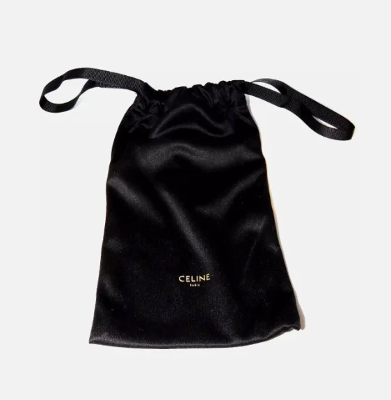 Celine Sunglasses Eyeglasses Drawstring Pouch Soft Case New AUTHENTIC