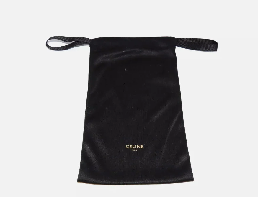 Celine Sunglasses Eyeglasses Drawstring Pouch Soft Case New AUTHENTIC 3