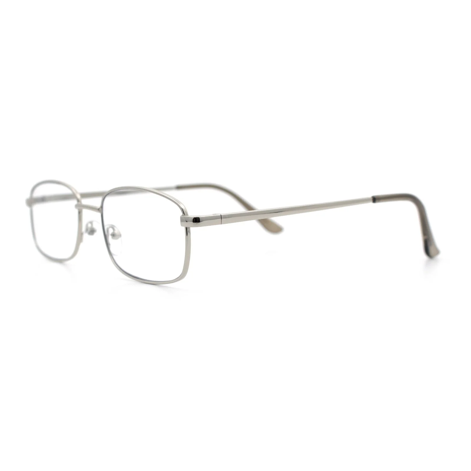 Mens Classic Narrow Rectangle Clear Lens Fashion Eyeglasses 2