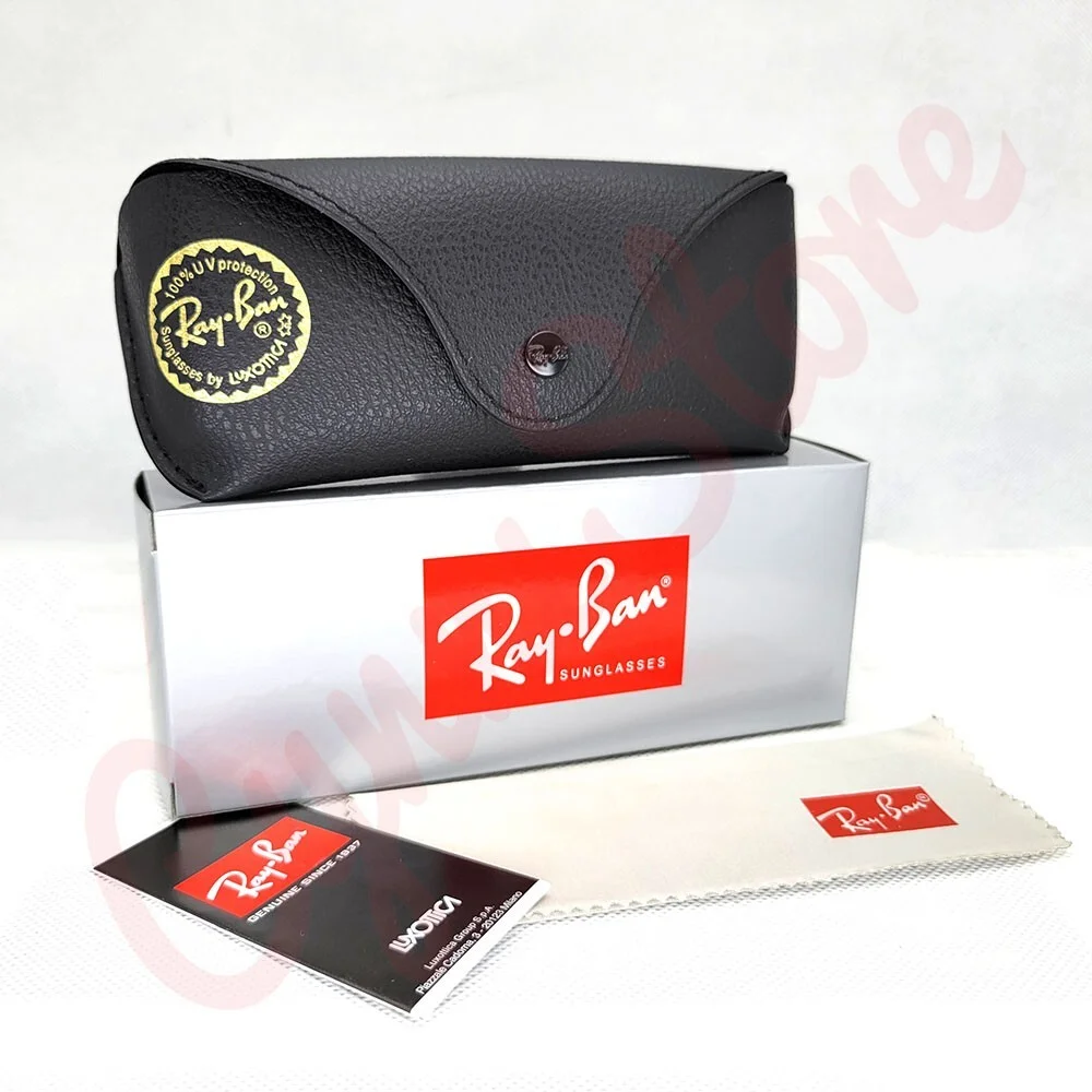Ray Ban Universal Black Medium Soft Case for Sunglasses & Eyeglasses with Cloth 2